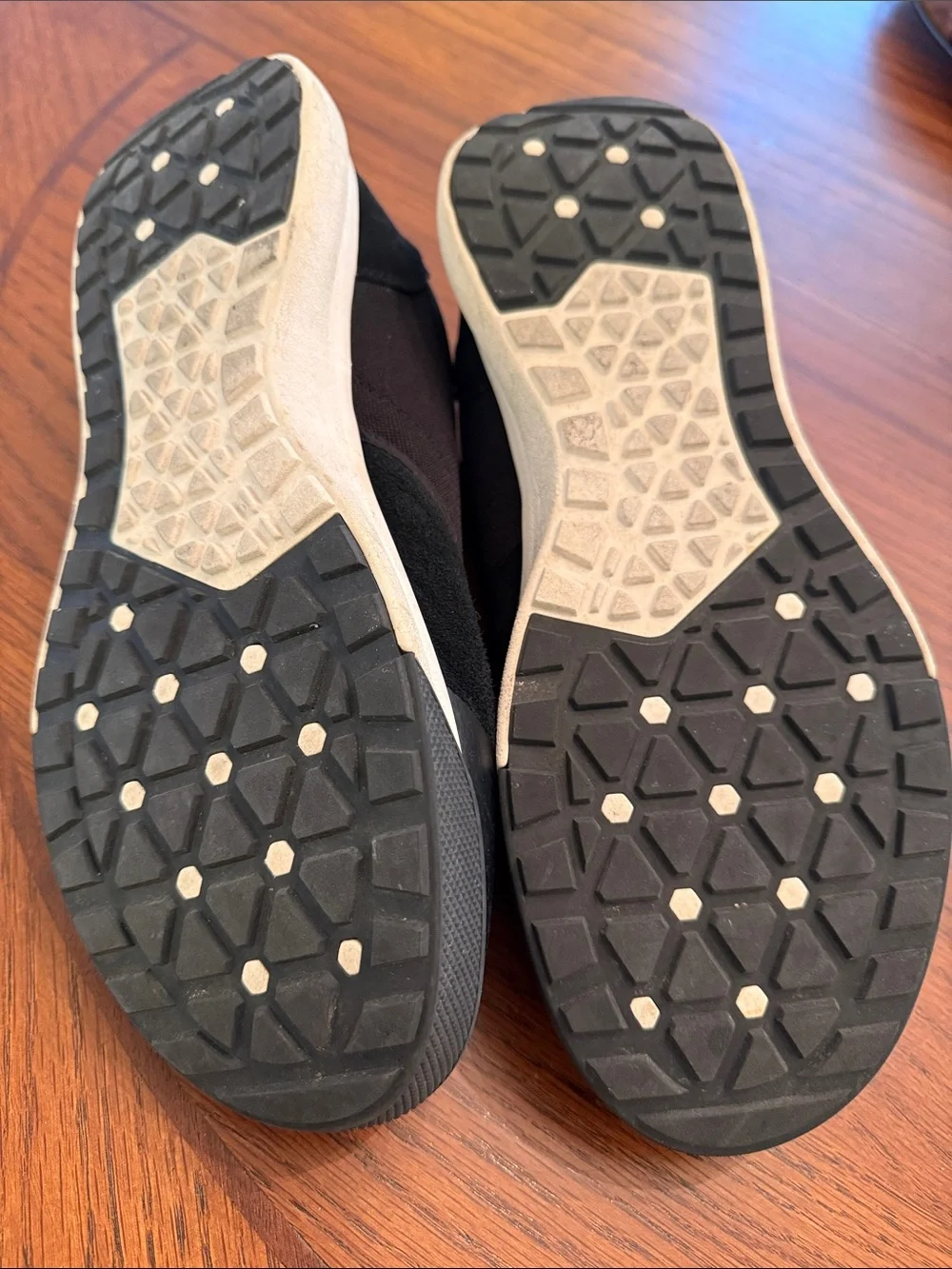 Men's Black Lace-Up Low-Top Sneakers with White Side Accent